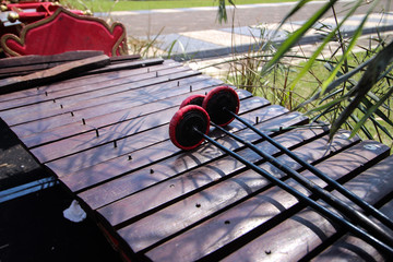 traditional gamelan musical instruments from Java, Indonesia