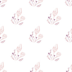Fototapeta premium Japanese template with japanese flowers lotus for decorative design. Fabric pattern. Beautiful vector background.