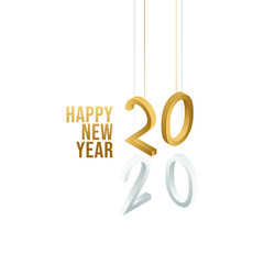 2020 colorful Text isolated on white background, New Year 2020, 2020 text for Calendar New years, Happy New Year 2020,2020 Beginning concept, Number 2020, New Year 2020 Creative Design Concept