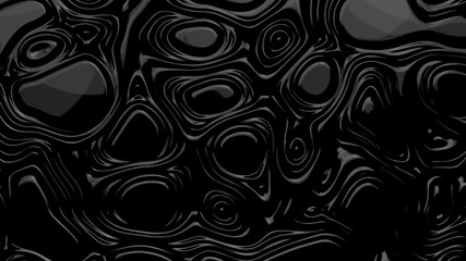Black liquid background. Abstract illustration.