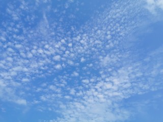 blue sky with clouds