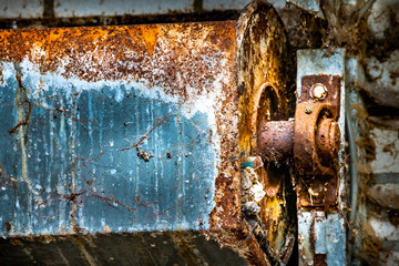 Rusted machine