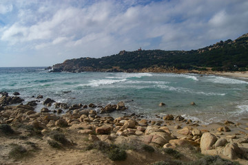 Fototapeta na wymiar La spiaggia di Cala Cipolla
