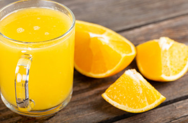 glass of orange juice