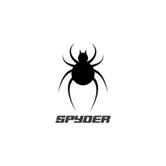 Spider Logo design vector illustration design template