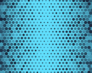 Hexagon abstract background. The concept of technology. Vector illustration.