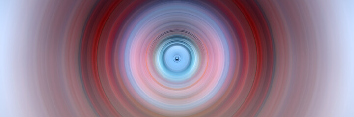 Abstract image. Concentric circles around central point. Flash Light. Designer background.