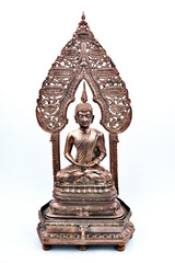 buddha isolated on white background