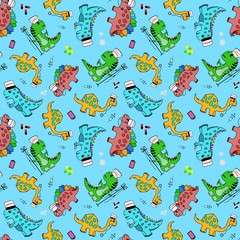 seamless pattern with flowers and butterflies