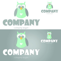 logo owl, logo sowa, sowa, cartoon owl,smart, - obrazy, fototapety, plakaty