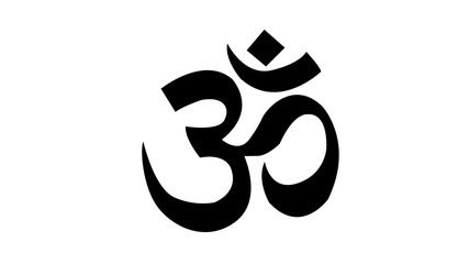  Hindu Om symbol - religious sign of buddhism