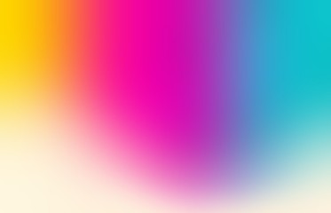 Pink yellow blue abstract simple pattern. Creative empty background. Bright colors blur illustration. 