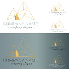 logo apartments in mountain,apartments logo,logo apartamenty w górach - obrazy, fototapety, plakaty