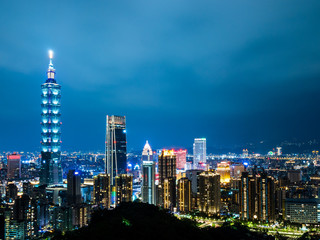 Fototapeta na wymiar 台北　信義新都心の高層ビル