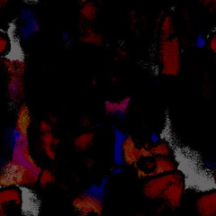 Surreal, Psychedelic Wet Paint. Decorative 