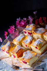 Karpatka - a delicious Polish pudding cake