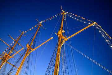 関門海峡キャンドルナイト2019（帆船みらいへ）