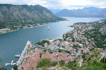 Montenegro, ancient town Kotor. included in to UNESCO heritage