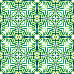 Traditional Art. Hand Drawn Painted. 