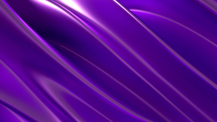 Beautiful luxury elegant backdrop with silk fabric drapery. 3d illustration, 3d rendering.