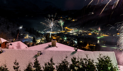 Norwegian village new years