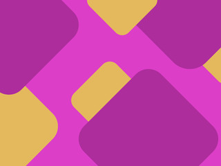 The Amazing of Pink and Yellow Material Design, Abstract Modern Shape Background or Wallpaper