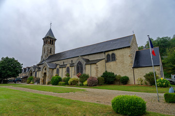 L’église Saint-Pierre du Mont-Dol. Dol-de-Bretagne, Ile-et-Vilaine, Bretagne, France