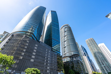 Fototapeta premium modern office building in kuala lumpur