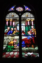 Vitraux de l'&Eacute;glise paroissiale Saint-Jean-Baptiste de Nemours