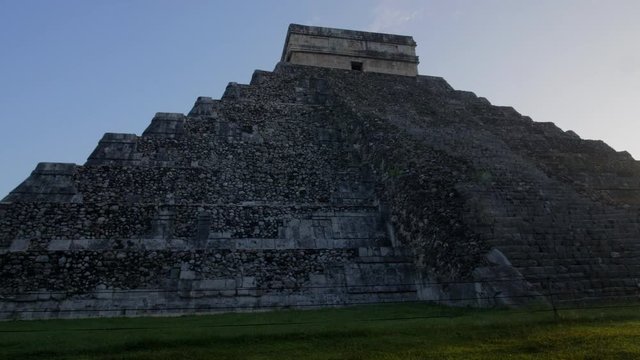 Chichen Itza ruins in Mexico, Observatory, ball court and pyramid