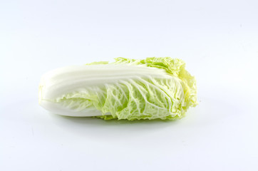 fresh Chinese Cabbage isolated on white background