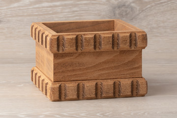 Wooden flower stand