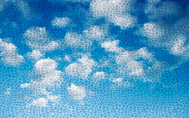 Cloudy sky. Nature abstract background.