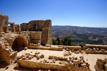 12th century Ajloun Castle also known as Qal'at ar-Rabad