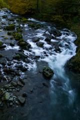 River With Small Waterfalls In Machachela National Park