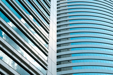 building facade detail of corporate real estate - abstract background -