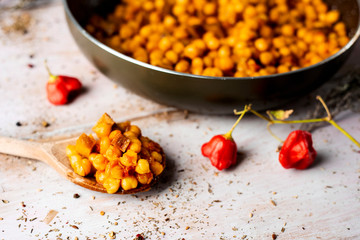 vegetarian chickpea and seitan stew