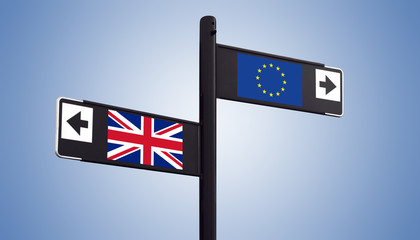 Brexit Konzept - Großbritannien  verlässt die Europäische Union