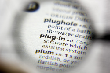 The word or phrase Plug-in in a dictionary.