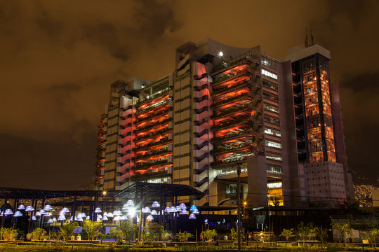 Medellin, Antioquia / Colombia - December 10, 2019. The Intelligent Building of the Public Companies of Medell&iacute;n or simply EPM 