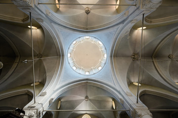 Domed ceiling of a church