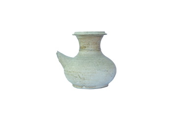 jar clay terracotta antique isolated .