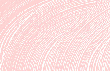 Grunge texture. Distress pink rough trace. Great b