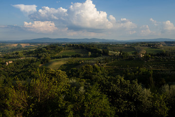 Fototapeta na wymiar Landscape of Chianti region