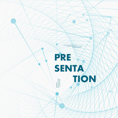 Vector abstract molecular connection and technology design for medicine and biology and chemistry and education