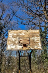 Old basketball board