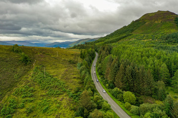 Scotland road & hills