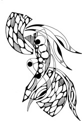 Abstract vector drawing for background.