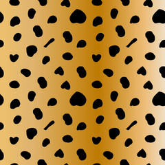 cheetah animal print seamless pattern vector. fashion animal print for textile, fabric, wrapping, wallpaper