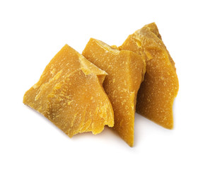 Bees Wax Beeswax Raw and Unpurified as it Comes Out of Hive, Melted and Broken into Pieces or Bits,...
